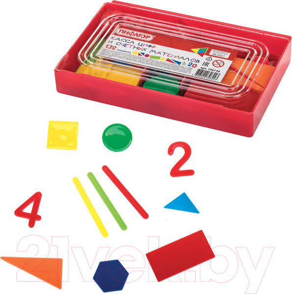 Изображение товара Касса счетных материалов Пифагор 106146 (132эл)