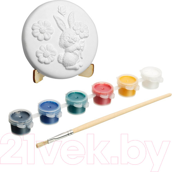 Изображение товара Набор для творчества Раскрась и подари Зайчик / IG-1042