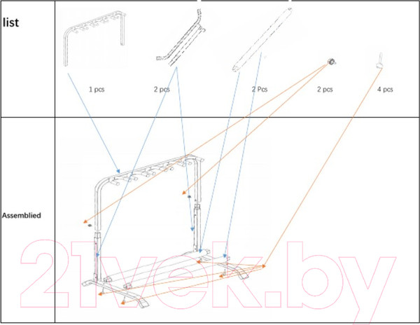 Изображение товара Стойка для гитары Veston GS030-5