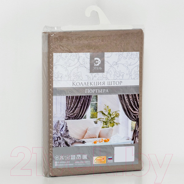 Изображение товара Штора Этель Английский стиль 2846250 (220x280, серый)