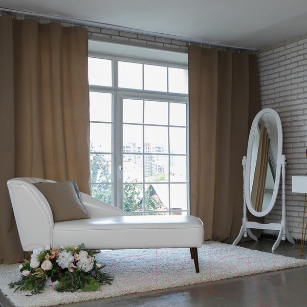 Изображение товара Штора Этель Английский стиль 2846250 (220x280, серый)