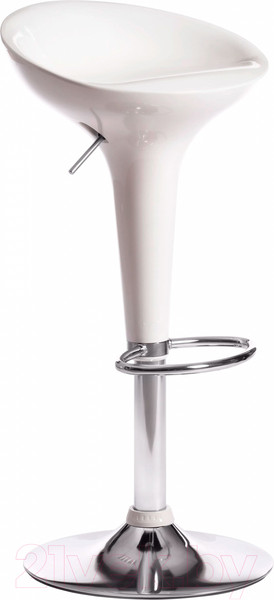 Изображение товара Стул барный Tetchair Nail (металл/пластик, белый/хром)