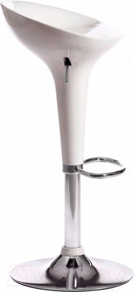 Изображение товара Стул барный Tetchair Nail (металл/пластик, белый/хром)