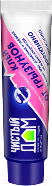 Изображение товара Средство для борьбы с вредителями Чистый дом Клей от грызунов и насекомых  (60г)