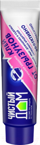 Изображение товара Средство для борьбы с вредителями Чистый дом Клей от грызунов и насекомых  (60г)