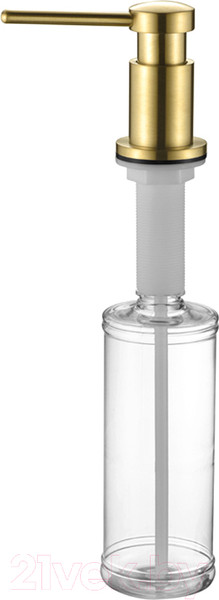 Изображение товара Дозатор встраиваемый в мойку Paulmark Brevit D005-G (золото)