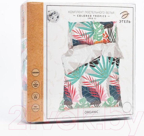 Изображение товара Комплект постельного белья Этель Colored Tropics вид 1 / 7422688