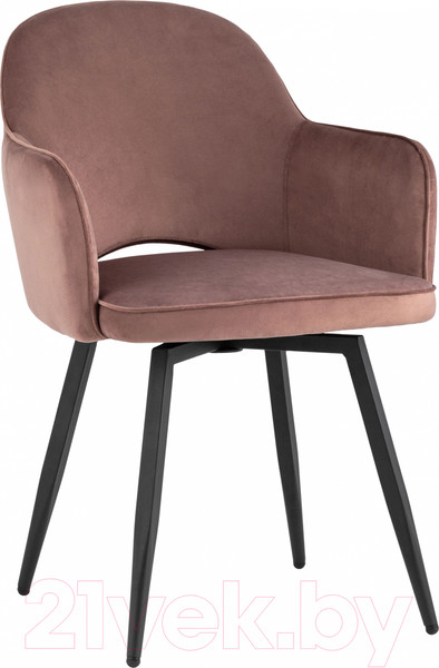 Изображение товара Стул Stool Group Венера / MC16-2F KD HLR-44 (велюр/пыльно-розовый)