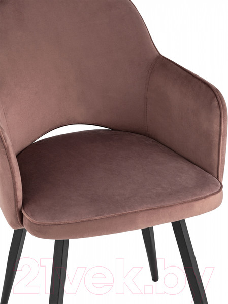 Изображение товара Стул Stool Group Венера / MC16-2F KD HLR-44 (велюр/пыльно-розовый)