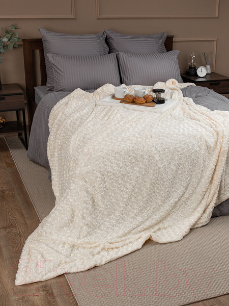 Изображение товара Плед Buenas Noches Барашек TF F099ML 2224 11-0105 / 13120 (молочный)