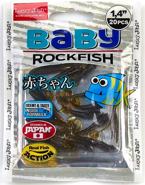Изображение товара Мягкая приманка Lucky John Pro Series Baby Rockfish/ 140149-S21 (20шт)