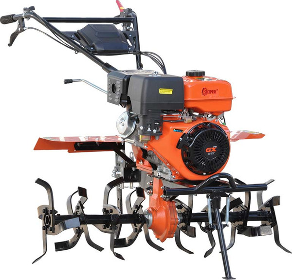 Изображение товара Мотокультиватор бензиновый Skiper SP-1600S / SSP1600S (16 л.с., без ВОМ, 3+1, без колес)