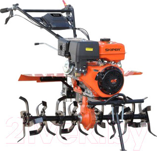 Изображение товара Мотокультиватор бензиновый Skiper SP-1600S + колеса 7.00-12 (комплект)