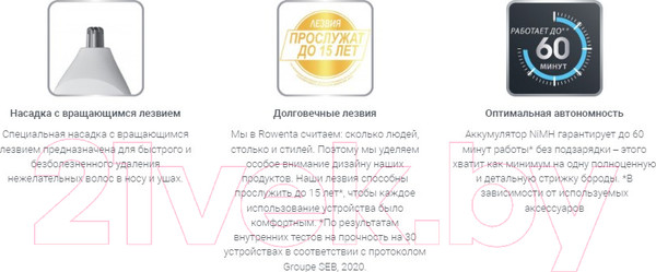 Изображение товара Триммер Rowenta TN8961F4