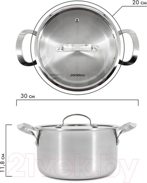 Изображение товара Кастрюля Pomi d'Oro Maestro / P595728