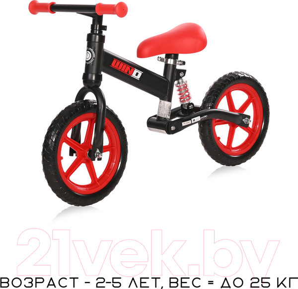 Изображение товара Беговел Lorelli Wind / 10410060002 (черный/красный)