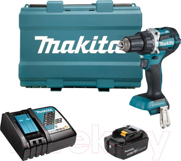 Изображение товара Профессиональная дрель-шуруповерт Makita DDF484RT