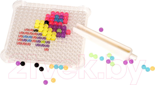 Изображение товара Развивающая игра Bondibon Аквамозаика неоновая.Светится в темноте Летающие животные/ВВ5245