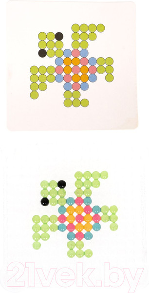 Изображение товара Развивающая игра Bondibon Аквамозаика неоновая. Плавающие животные / ВВ5246