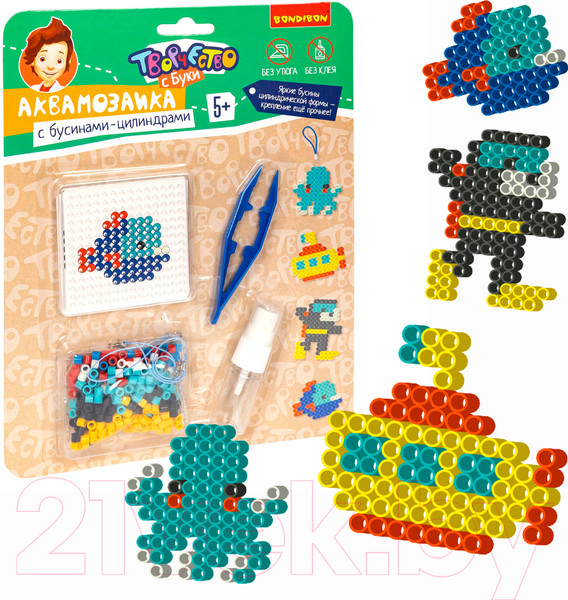 Изображение товара Развивающая игра Bondibon Аквамозаика. Подводное путешествие / ВВ5328