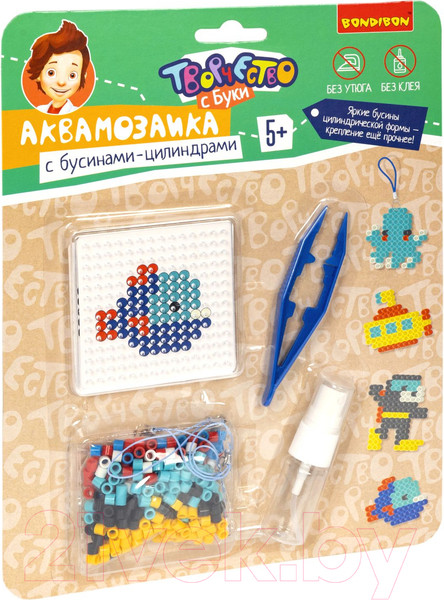 Изображение товара Развивающая игра Bondibon Аквамозаика. Подводное путешествие / ВВ5328
