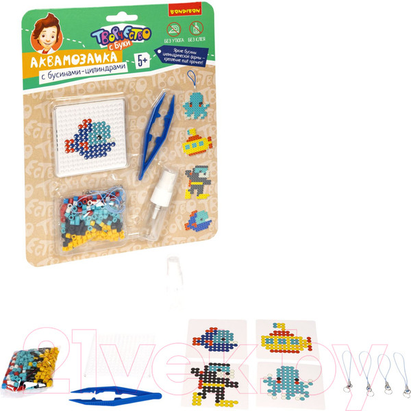 Изображение товара Развивающая игра Bondibon Аквамозаика. Подводное путешествие / ВВ5328