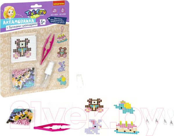 Изображение товара Развивающая игра Bondibon Аквамозаика. У мишки День Рождения / ВВ5329