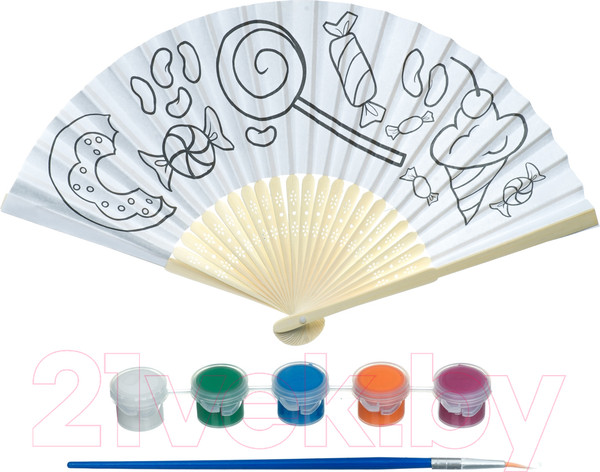 Изображение товара Набор для творчества Bondibon Веер-раскраска. Сладости / ВВ3964