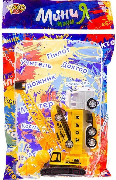 Изображение товара Набор игрушечной техники Yako Стройка Мини МаниЯ / В93184
