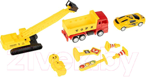 Изображение товара Набор игрушечной техники Yako Стройка Мини МаниЯ / В93184
