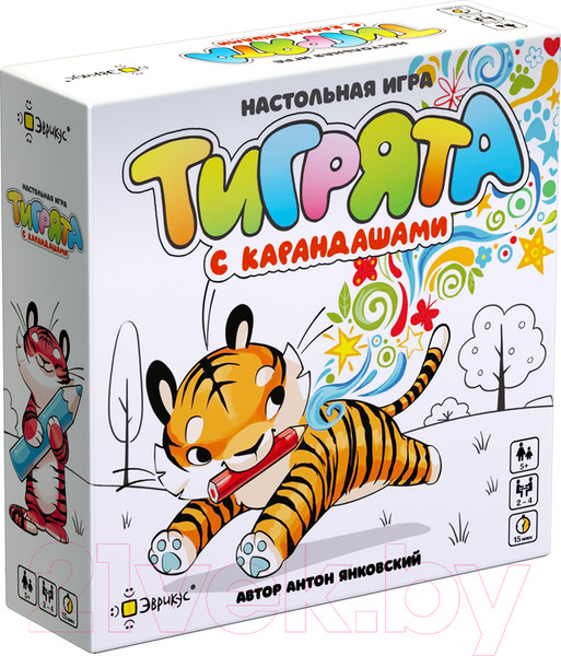 Изображение товара Настольная игра Эврикус Тигрята с карандашами / BG-17043