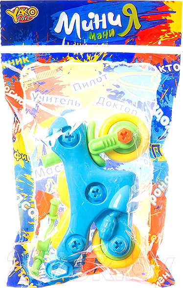 Изображение товара Игрушка-конструктор Yako Мини МаниЯ Мотоцикл / Г88740