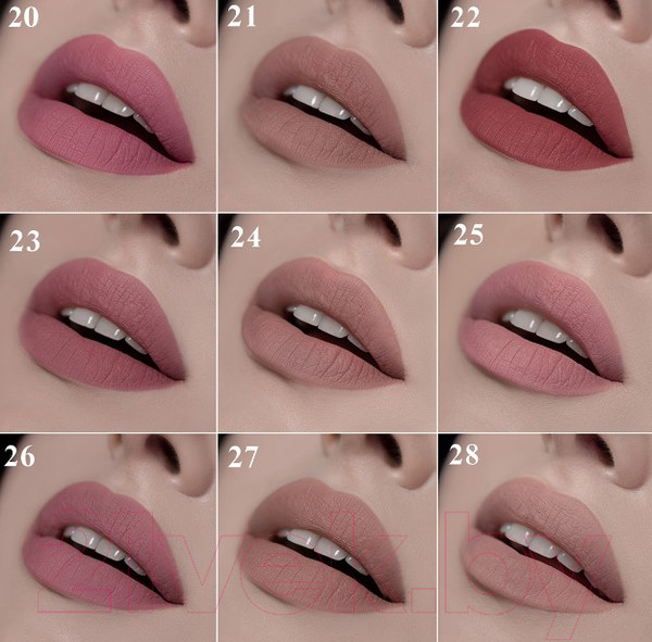 Изображение товара Жидкая помада для губ Relouis Nude Matte матовая тон 28