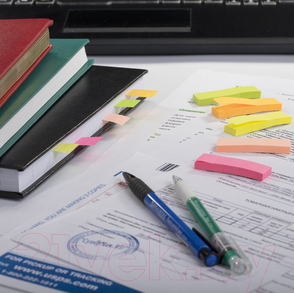 Изображение товара Стикеры канцелярские Brauberg Неоновые / 112443