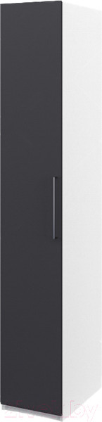 Изображение товара Шкаф-пенал Мебель-Неман Отис МН-039-03 П2 (белый/графит)