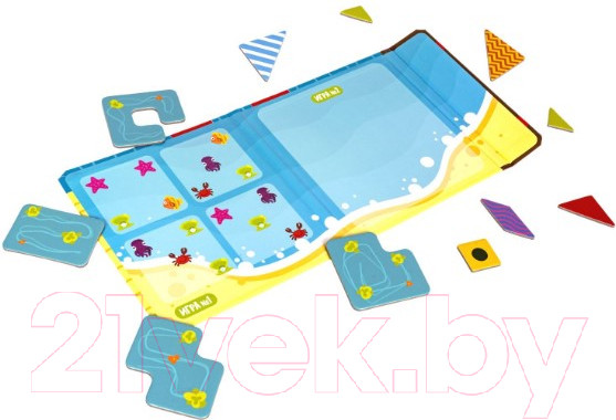 Изображение товара Развивающие карточки Bondibon Мини игры в дорогу. Магнитные головоломки / ВВ5032