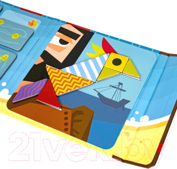 Изображение товара Развивающие карточки Bondibon Мини игры в дорогу. Магнитные головоломки / ВВ5032