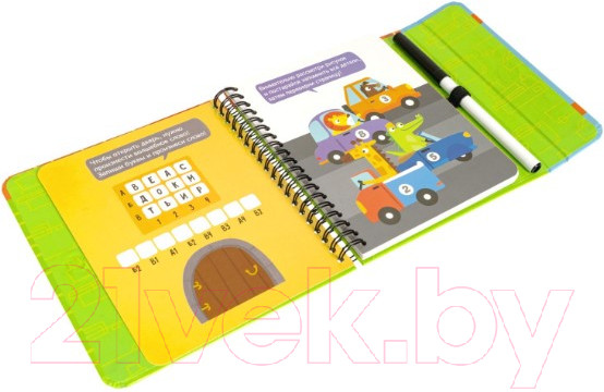 Изображение товара Развивающая книга Bondibon Мини игры в дорогу. Тренируем память и внимание / ВВ5046