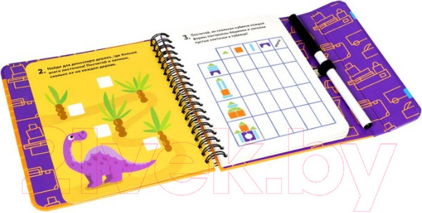 Изображение товара Развивающая книга Bondibon Мини игры в дорогу. Готовимся к школе: цифры и счет / ВВ5048