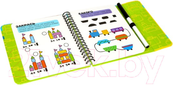 Изображение товара Развивающая книга Bondibon Мини игры в дорогу. Малыши думают и считают / ВВ5247