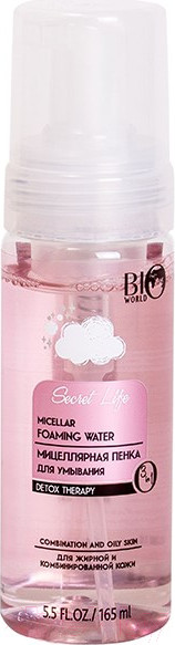 Изображение товара Пенка для умывания Bio World Detox Therapy мицеллярная для жирной комбинированной кожи (165мл)