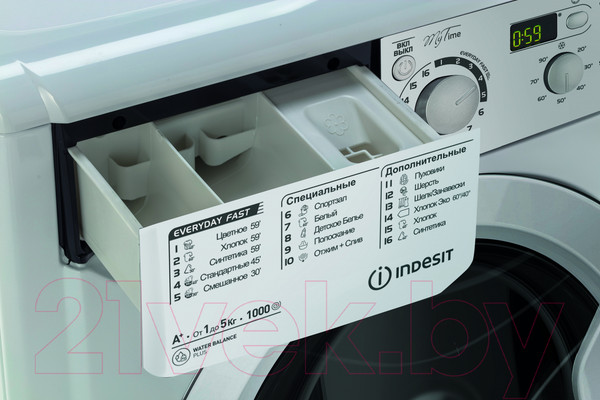 Изображение товара Стиральная машина Indesit EWSD 51031 BY
