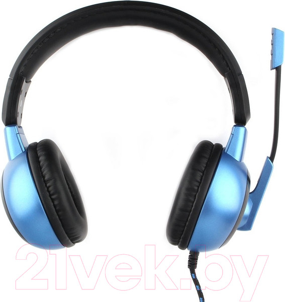 Изображение товара Наушники-гарнитура Gembird MHS-G55 (черный/синий)