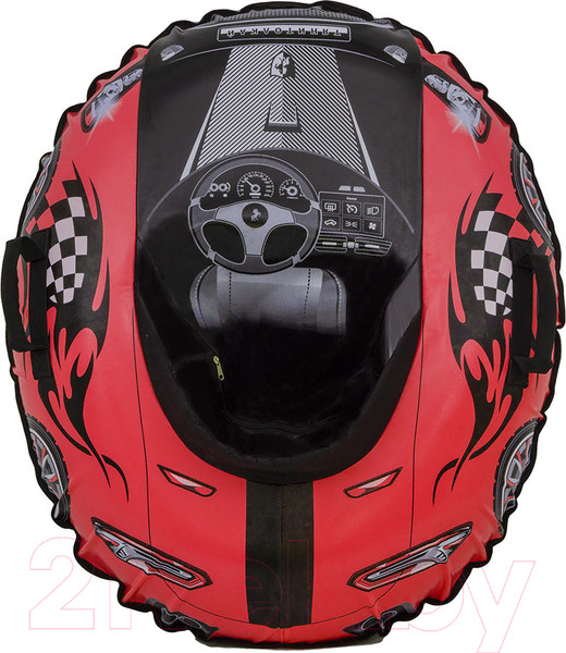 Изображение товара Тюбинг-ватрушка Тяни-Толкай Машинка Comfort (красный, Норм)