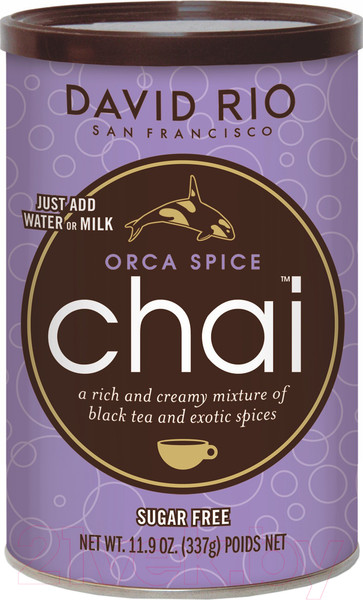 Изображение товара Чай растворимый David Rio Orca Spice Sugar-Free Chai (337г)