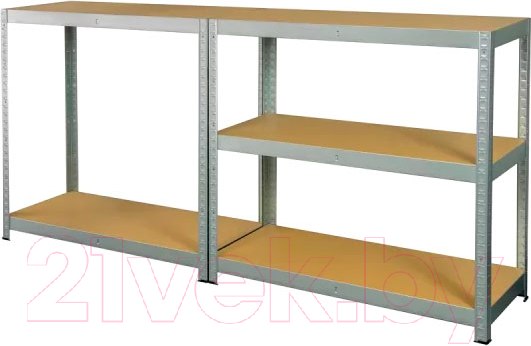 Изображение товара Стеллаж металлический Metalkas 175 RAL7024 1800x900x400/P5-HDF