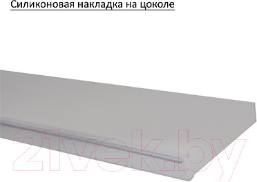 Изображение товара Кухонный гарнитур Eligard Виктория 1.5 (белый структурный рамка/дуб монтерей рамка/кашемир)