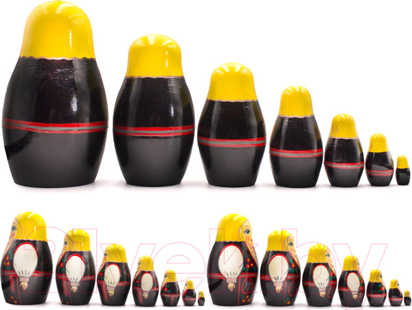 Изображение товара Матрешка сувенирная Брестская Фабрика Сувениров В традиционном норвежском народном костюме бунад 7030