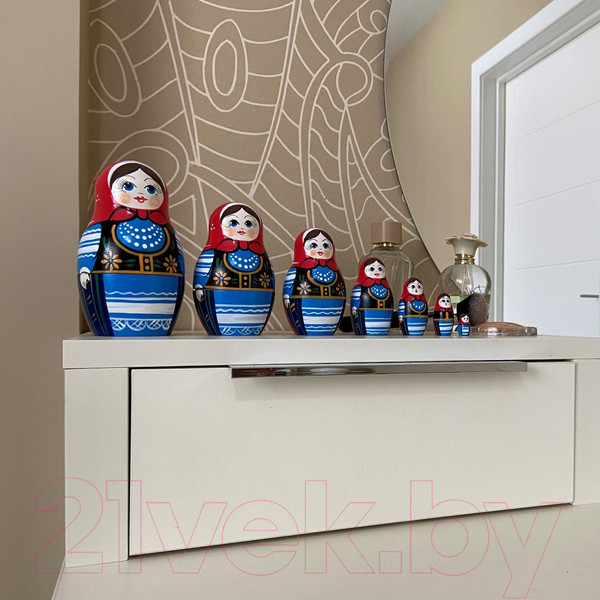 Изображение товара Матрешка сувенирная Брестская Фабрика Сувениров В польском национальном традиционном народном костюме 7058