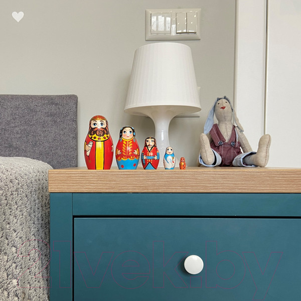 Изображение товара Матрешка сувенирная Брестская Фабрика Сувениров В виде персонажей из сказки о Царе Салтане 5160